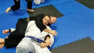 BJJ Technique: Turtle position to crucifix to rear naked choke