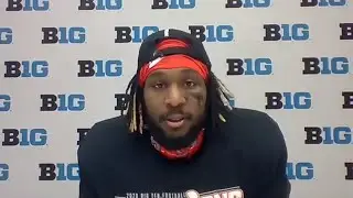 Trey Sermon post-game interview | Big Ten Championship: Ohio State-Northwestern