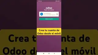 #Odoo desde la app mobile - F&aacute;cil y pr&aacute;ctico en 2min