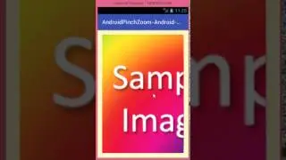 Android Pinch Zoom Effect