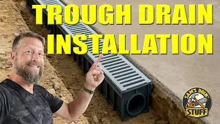 Fixing a Drain the Right Way | DIY Garage Trough Drain & Concrete Pour Project