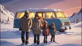 Extreme Cold Outside, Extreme Cozy Inside ❄️ Winter Vanlife Anime & Snow Camping ASMR