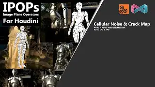 Houdini Karma Cellular Noise & Cracks - IPOPs (Image Plane Operators)