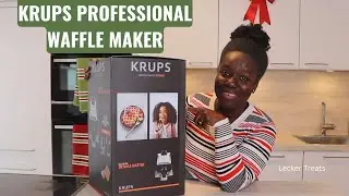 My New Restaurant Style Waffle Maker | Unboxing The Krups FDD95D Professional Waffle Maker