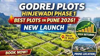 Pune Plots New Launch 🔥 Godrej Plots Hinjewadi Phase 1 | Full Project Site Tour |  #pune #plot 