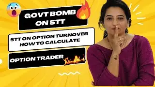 STT on option trading|Government Hikes STT On Sale Of Options | OPTION TRADER MORE COST TO PAY.