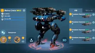 [WR] Hammer CRISIS Gameplay | War Robots