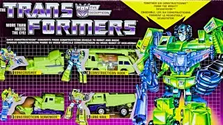 Devastator Vintage Transformers G1 HD Commercial (1985)