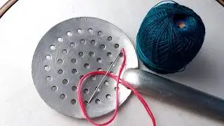 Amazing Sewing  Trick | Make All Over Design Hand Stitch | Sewing Hack