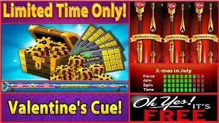 Valentine&rsquo;s Cue Free ll Legendary Box ll Spin Free ll CushionTrail Shot learn