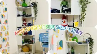 About space L shape Corner Book shelf | Free Installation |1Day delivery | AmazonFinds | AmazonPrime