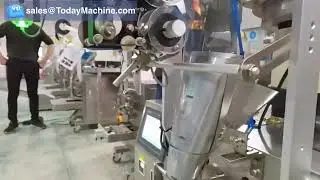 Candy Packing Back Seal Oatmeal Cereal Small Banana Potato Chips  Filling Pack Machine