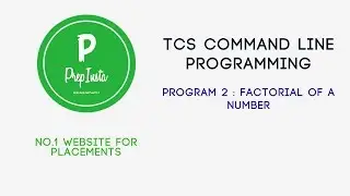 Command Line Program - 2 Factorial of a number