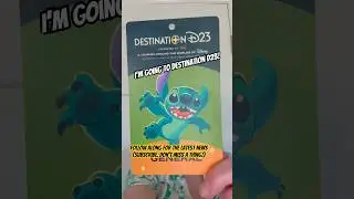 I&rsquo;m going to Disney&rsquo;s Destination D23!! #d23 #disneynews #disneyworld  #disneyshorts #youtubeshorts