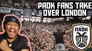 6.000 PAOK fans take over London | Chelsea - PAOK REACTION