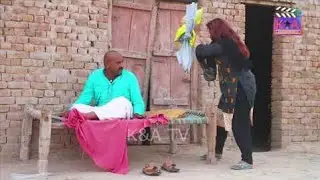 Batmeez Bivi l Airport Aur Baba Helmet New Funny Comedy video | K&A TV