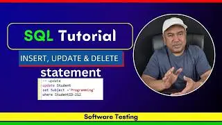 SQL Tutorial | Insert, Update and Delete Statement