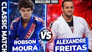 OLD SCHOOL BJJ MATCH: Robson Moura vs Alexandre “Soca” Freitas Jiu Jitsu Match Brasileiro 1999