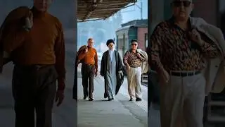 #putin #kimjongun and #khamenei strut into the '70s like Bee Gees at a train station. #aivideo #ai