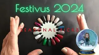 December Holiday Nail Polish Rack 2024! 18 Festive Picks! | #nailpolish