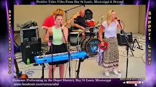 Rumours BSL Band Performing in the Depot District Bay St Louis Mississippi #RumoursBSL
