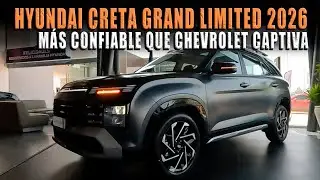 HYUNDAI CRETA GRAND LIMITED 2026 🔴 MÁS CONFIABLE QUE CHEVROLET CAPTIVA