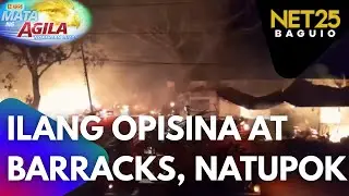 Sunog, sumiklab sa Atok Gold Mines, sa Itogon, Benguet