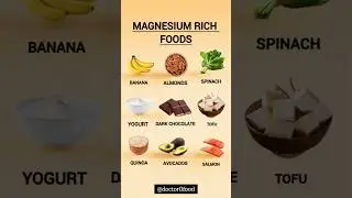 Magnesium Rich Foods | Boost Your Energy & Muscle Health Naturally! #healthydiet #nutrientdense
