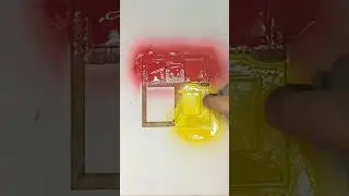 Creative  Satisfying Acrylic Spray Paint 🧿#shorts #ytshorts #sprypaint #satisfyingart #subscribe #yt