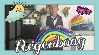 Regenboog - Ballonworkshop | Haagse Ballonnenboer (balloon tutorial) 21ste live (ballonfiguren)