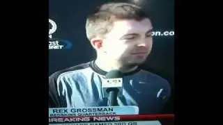 Rex Grossman addresses media