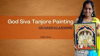 Shiva Family Tanjore Painting || Sharbhalakshmi