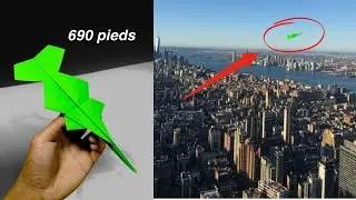Comment faire un avion en papier qui vole loin &agrave; 690 pieds