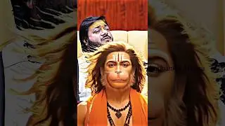 Curly Hair  Hanuman ji 🥰 rasraj ji Maharaj || @shubhankarmishraofficial || #shorts #podcast