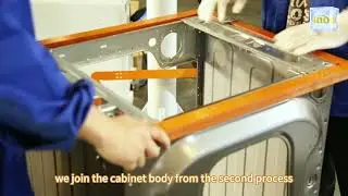 ST3：Manual Clinching: Securing Brackets to Cabinet #WashingMachine #CabinetAssembly #ManualClinching