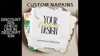 Personalized Paper Napkins of Your Design Decoupage paper Napkins Custom napkins for Wedding Baby Sh