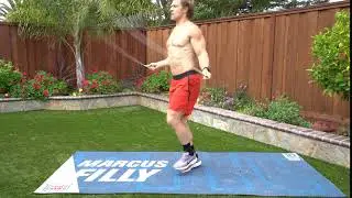 Jump Rope Single Unders One Leg Hop