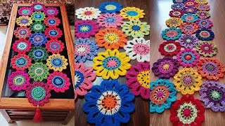 Top Trending free Crochet tablemstes patterns/Solid Color unique qurassiya trends in 2026
