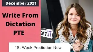 Write From Dictation PTE ( December 2021) New Prediction