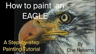 How to paint an eagle | Tutorial | Acrylic Painting | Step by step | Art