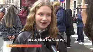 L&rsquo;aturada ferrovi&agrave;ria omple els autobusos del Maresme