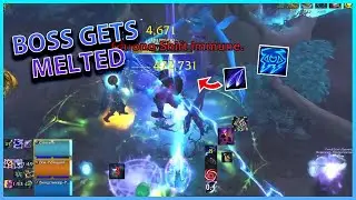 CRIMSXX CRITS 473K ARCANE BARRAGE AND MELTS MISTS 1ST BOSS !!|Daily WoW Highlights #310 |
