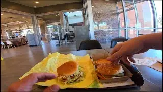 MCDONALDS POV FREE! CHICKEN BIG MAC QUARTER POUNDER WITH CHEESE RELAXING EATING MUKBANG ASMR SHOW