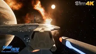 Stage 9 - Virtual Enterprise-D Galaxy Class Exterior Tour Animation in UHD 4K