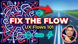 Stop Losing Users! Map Flawless UX Flows in 7 Minutes (5D Framework + Real Wireflows)