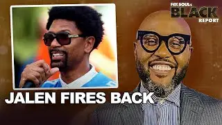 Jalen Rose Calls Out Phil Jackson On Recent Social Justice Comments | FOX SOUL's Black Report