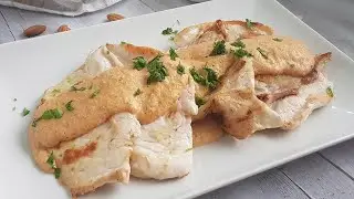 Pollo en salsa de almendras o pollo en salsa facil y rapida ¡Receta de tupper!