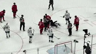 Canada vs France (Olympics 2026) 🏒 | Tom Wilson vs Pierre Crinon Rare Fight in Milan