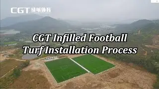 CGT Infilled Football Turf Installation Process