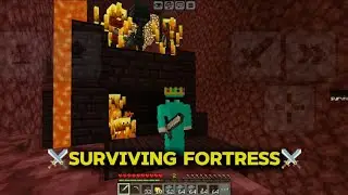 ⚔️ SURVIVING FORTRESS ⚔️ | MINECRAFT POCKET EDITION GAMEPLAY 😎 |